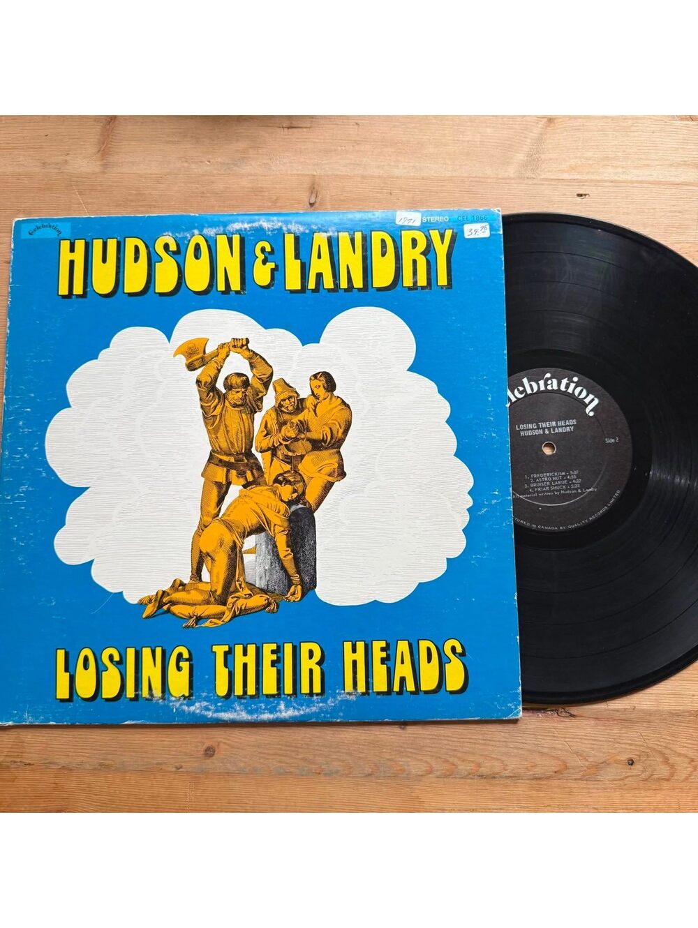 Hudson and Landry - Losing their Head 33rpm VG+ VR18